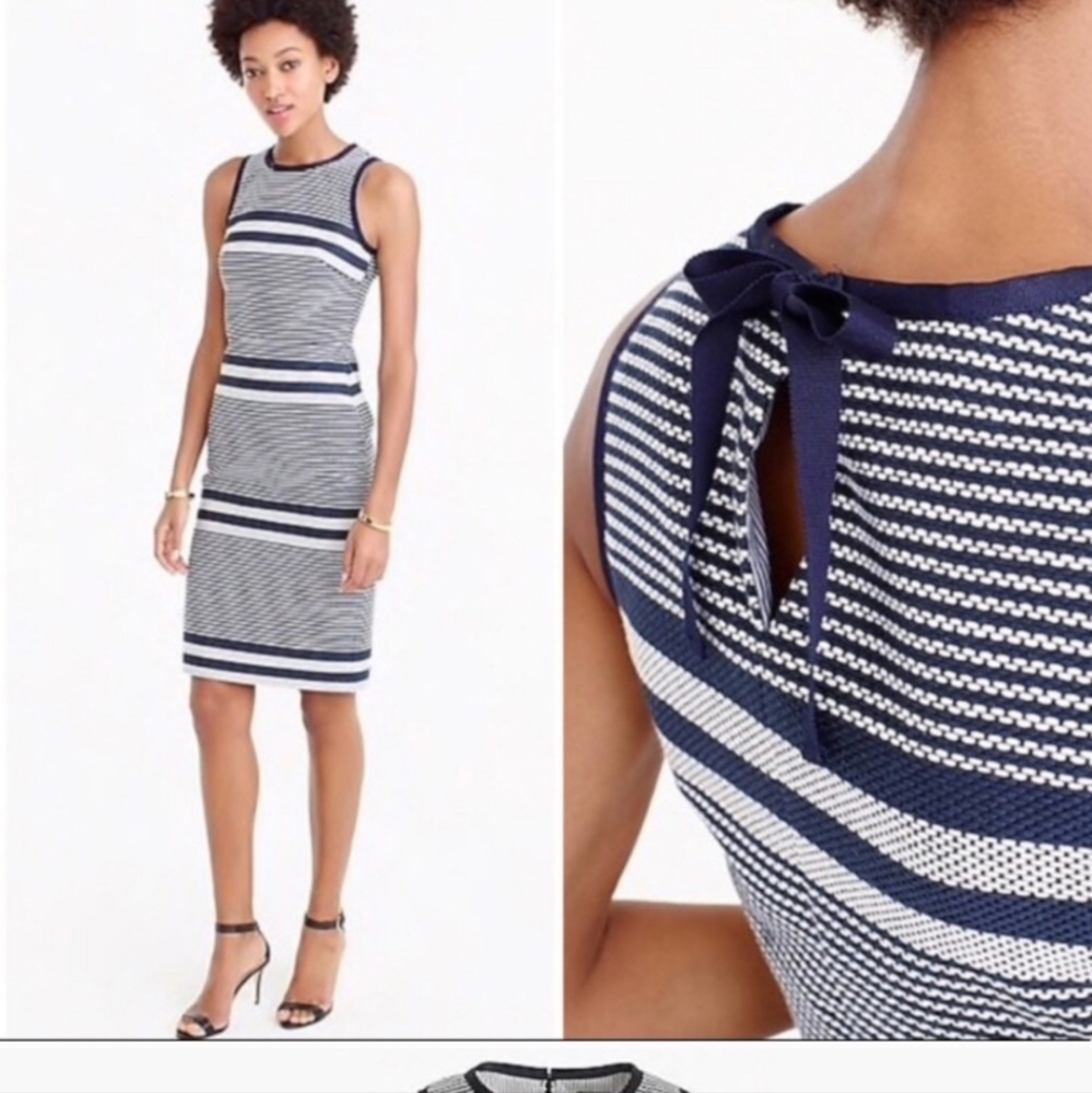 J. Crew striped dress